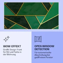 [Wiederverpackt] Wonderwall Air Art Smart Infrarotheizung Mit Bild Grüne Linie -Klarstein 10037908 de 0006 logo