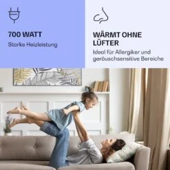 [Wiederverpackt] Wonderwall Air Art Smart Infrarotheizung Mit Bild Blatt -Klarstein 10037917 de 0005 logo