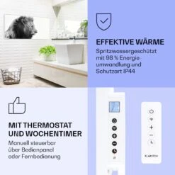 [Gebraucht] Wonderwall Air Art Smart Infrarotheizung Mit Bild Löwe -Klarstein 10037926 de 0004 logo