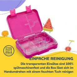 [Wiederverpackt] Schmatzfatz Junior Lunchbox Mit Fächern -Klarstein 10037942 de 0005 usp