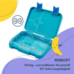 [Gebraucht] Schmatzfatz Junior Lunchbox Mit Fächern -Klarstein 10037944 de 0006 usp