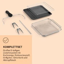 [Wiederverpackt] AeroVital Cube Chef Heißluftfritteuse -Klarstein 10037975 de 0006 logo 1