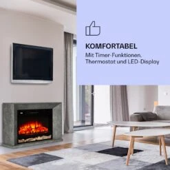 [Gebraucht] Crater Lake Elektrokamin -Klarstein 10037982 de 0004 logo 1