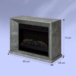 [Wiederverpackt] Crater Lake Elektrokamin -Klarstein 10037982 yy 0007 logo