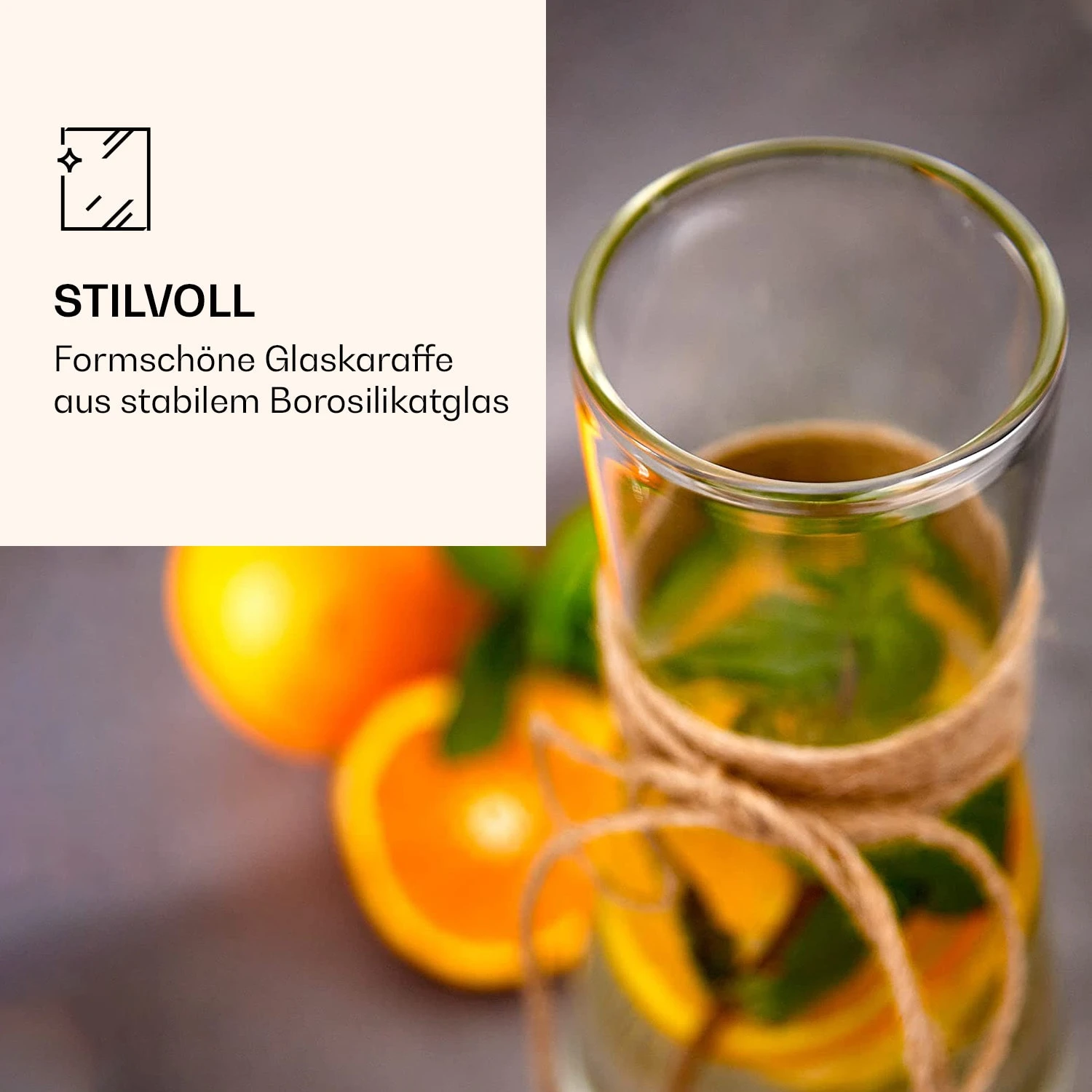 Glaskaraffe Mit Bambusdeckel 6 Glaskaraffe Mit Bambusdeckel – Bild 6