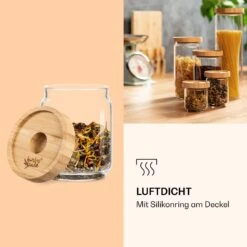 [Wiederverpackt] Stapelglas Mit Bambusdeckel 200 Ml -Klarstein 10038249 de 0005 logo