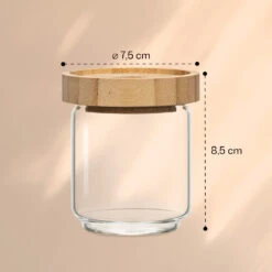[Wiederverpackt] Stapelglas Mit Bambusdeckel 200 Ml -Klarstein 10038249 yy 0006 logo
