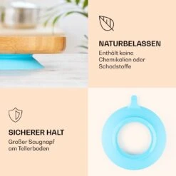 [Wiederverpackt] Kindergeschirr Bambusteller -Klarstein 10038284 de 0003 logo