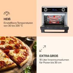 [Gebraucht] AeroVital Jumbo 3-in-1 Heißluftfritteuse -Klarstein 10038338 de 0004 logo