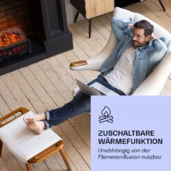 [Gebraucht] Kamini FXL 2G Elektrischer Kamin -Klarstein 10038365 de 0006 logo