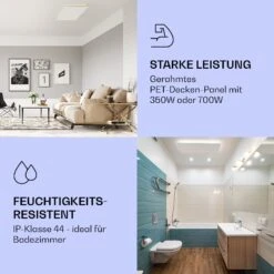 [Wiederverpackt] Wondersky Infrarotheizung Für Die Decke 700W -Klarstein 10038380 de 0005 logo