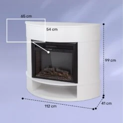 Loloru Elektrokamin -Klarstein 10038631 yy 0008 dimensions