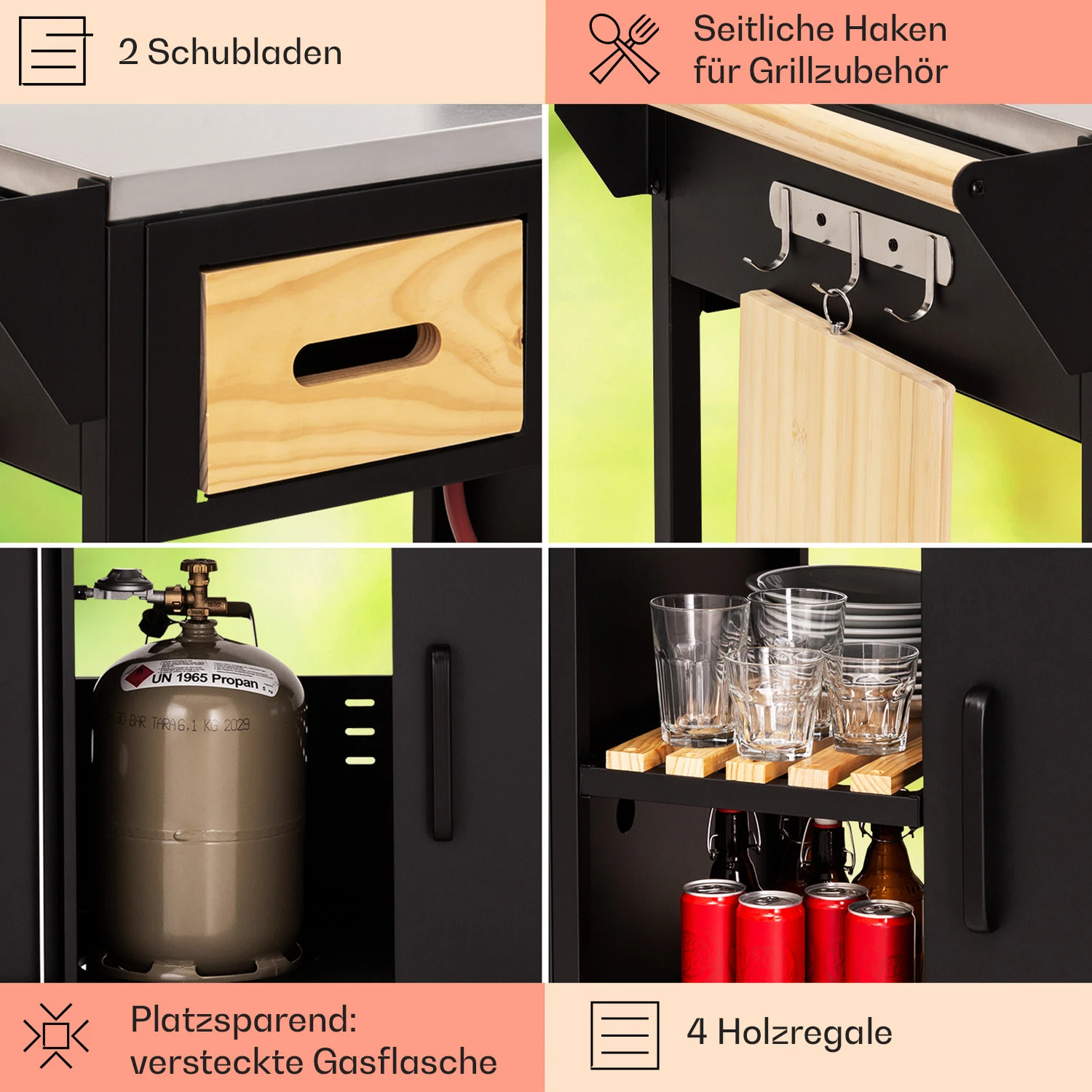 Jersey Outdoor Kitchen Mit Gasgrill 5 Jersey Outdoor Kitchen Mit Gasgrill – Bild 5