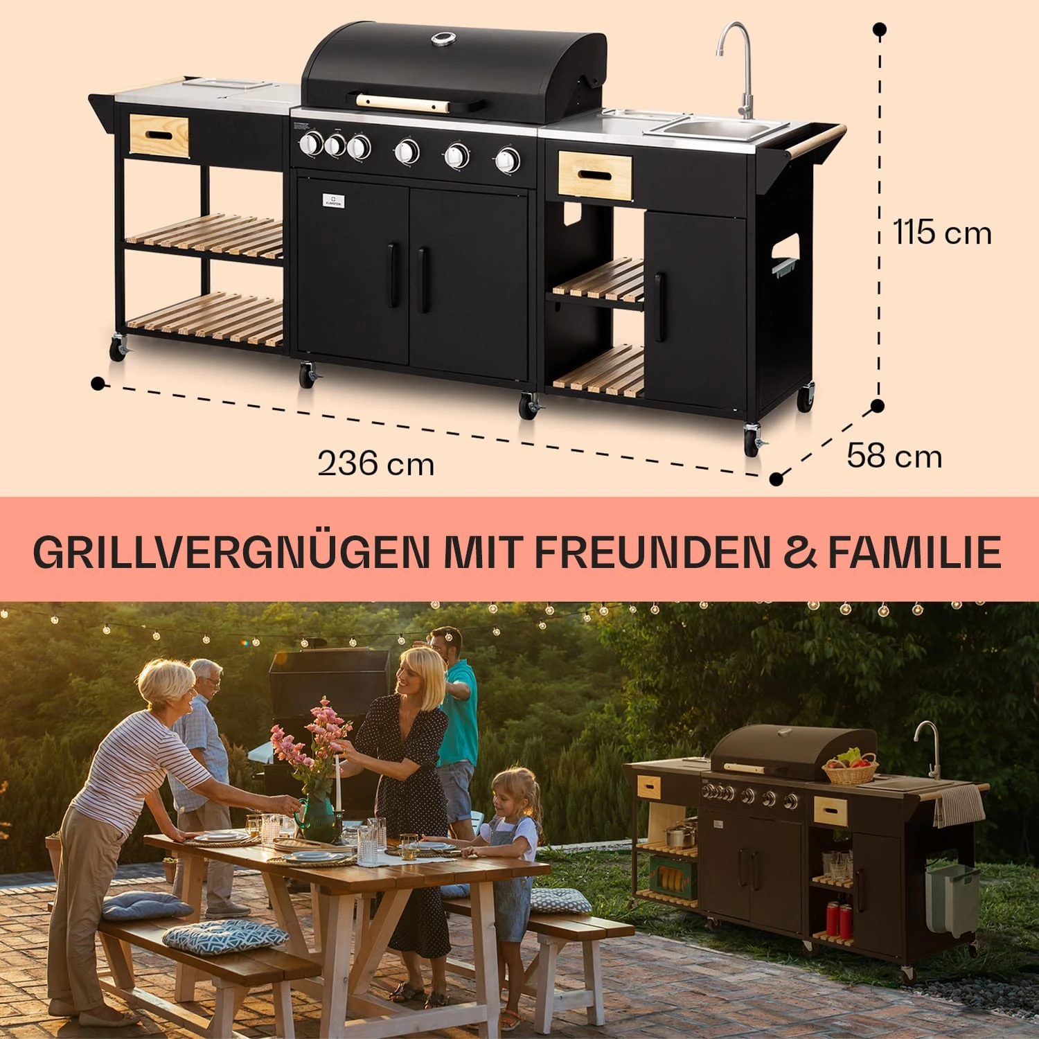 Jersey Outdoor Kitchen Mit Gasgrill 6 Jersey Outdoor Kitchen Mit Gasgrill – Bild 6