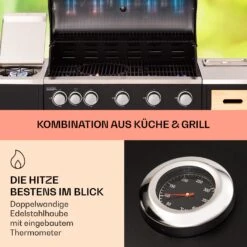 Jersey Outdoor Kitchen Gasgrill -Klarstein 10039855 de 0003 usp