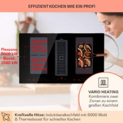 [Gebraucht] Full House Down Air System Induktionsherd + Dunstabzugshaube -Klarstein 10039858 de 0004 logo