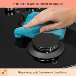 [Wiederverpackt] Illuminosa Domino Gaskochfeld -Klarstein 10039896 de 0007 usp