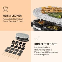 [Wiederverpackt] Steaklette Raclette -Klarstein 10039925 de 0004 logo