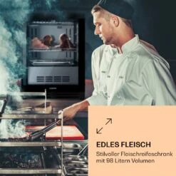 Steakhouse Pro 98 Onyx Fleischreifeschrank -Klarstein 10039934 de 0002 logo