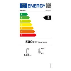 Steakhouse Pro 98 Onyx Fleischreifeschrank -Klarstein 10039934 energy label