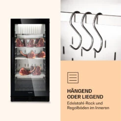 Steakhouse Pro 233 Onyx Fleischreifeschrank -Klarstein 10039936 de 0005 logo