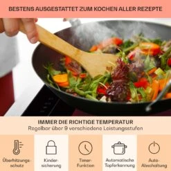 Full House 3.0 Down Air System Induktionskochfeld Mit Dunstabzug -Klarstein 10040067 de 0006 usp