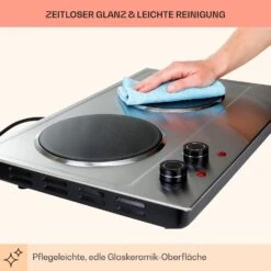 Ramsey Doppel-Kochfeld 16 Ramsey Doppel-Kochfeld -Klarstein 10040070 de 0008 usp