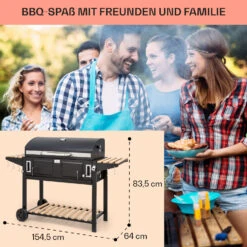 Aberdeen Double Holzkohlegrill -Klarstein 10040293 de 0007 usp