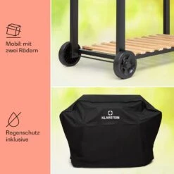 Aberdeen Double Holzkohlegrill -Klarstein 10040293 de 0008 usp