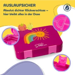 [Wiederverpackt] Junior Lunchbox Brotdose Mit Fächern -Klarstein 10040338 de 0003 usp