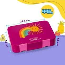 [Wiederverpackt] Junior Lunchbox Brotdose Mit Fächern -Klarstein 10040338 yy 0011 dimensions