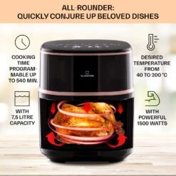 [Gebraucht] Air Bloom Heißluftfritteuse Mit Dampffunktion -Klarstein 10040495 uk 0003 usp