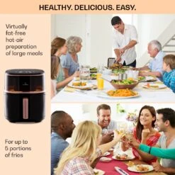 [Gebraucht] Air Bloom Heißluftfritteuse Mit Dampffunktion -Klarstein 10040495 uk 0006 usp