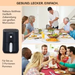 Crisp-Pro Heißluftfritteuse Air Fryer 1400W -Klarstein 10040698 de 0005 usp