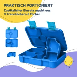 [Gebraucht] Lite Lunchbox 6 Fächer 20,8 X 4,5 X 15 Cm -Klarstein 10040714 de 0004 logo