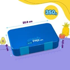 [Gebraucht] Lite Lunchbox 6 Fächer 20,8 X 4,5 X 15 Cm -Klarstein 10040714 yy 0008 dimensions