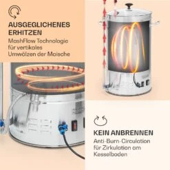 [Wiederverpackt] Brauheld Smart 35 Maischekessel -Klarstein 10041152 de 0005 usp