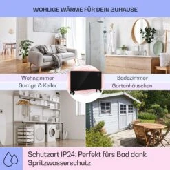 [Wiederverpackt] Bansin Crystal Smart Konvektorheizung 1500W -Klarstein 10041209 de 0005 usp