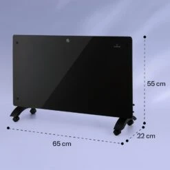 [Wiederverpackt] Bansin Crystal Smart Konvektorheizung 1500W -Klarstein 10041209 yy 0008 dimensions