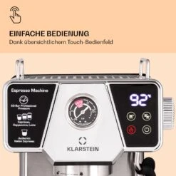 [Wiederverpackt] Libeica Espressomaschine -Klarstein 10041253 de 0003 logo