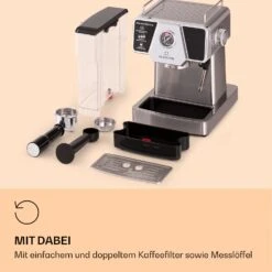 [Wiederverpackt] Libeica Espressomaschine -Klarstein 10041253 de 0007 logo