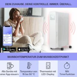 [Gebraucht] Sanford Smart Ölradiator 2500 W -Klarstein 10041359 de 0003 usp