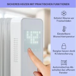 [Gebraucht] Sanford Smart Ölradiator 2500 W -Klarstein 10041359 de 0004 usp