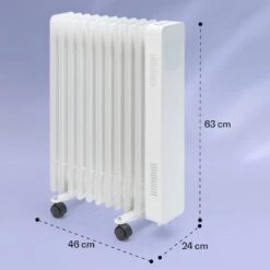 [Gebraucht] Sanford Smart Ölradiator 2500 W -Klarstein 10041359 yy 0007 dimensions
