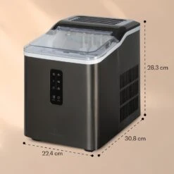 Albaron Supreme Eiswürfelmaschine -Klarstein 10041360 yy 0007 dimensions