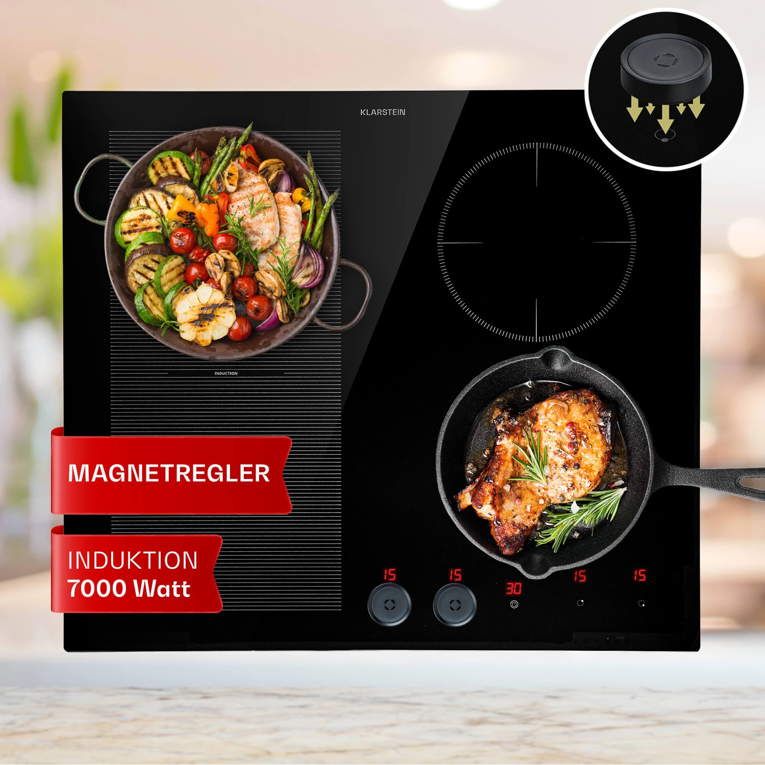 Magnichef 4 Flex Einbau-Induktionskochfeld 1 Magnichef 4 Flex Einbau-Induktionskochfeld