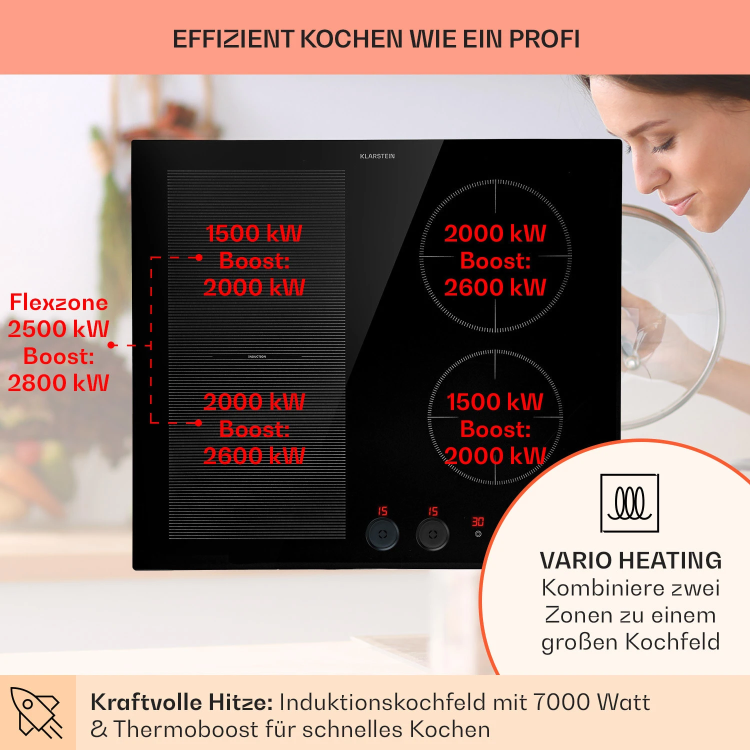 Magnichef 4 Flex Einbau-Induktionskochfeld 3 Magnichef 4 Flex Einbau-Induktionskochfeld – Bild 3