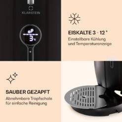 Passau Bierzapfanlage 6 L Universalfässer Druckluftpumpe -Klarstein 10041520 de 0004 logo