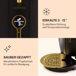 [Gebraucht] Passau Bierzapfanlage 6 L Universalfässer Druckluftpumpe -Klarstein 10041521 de 0004 logo