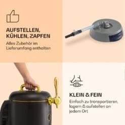 [Gebraucht] Passau Bierzapfanlage 6 L Universalfässer Druckluftpumpe -Klarstein 10041521 de 0007 logo